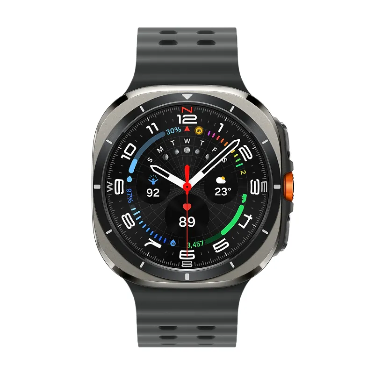 Умные часы Samsung Galaxy Watch Ultra 2025 47мм (LTE) "серебряный титан"
