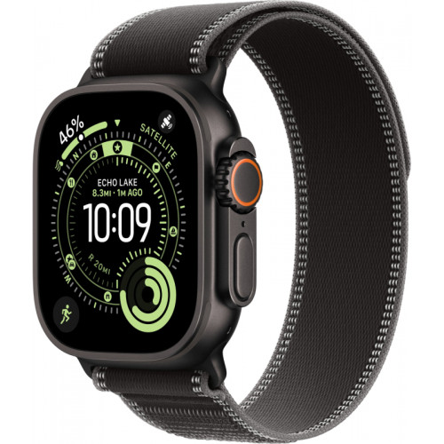 Умные часы Apple Watch Ultra 3 49mm GPS + Cellular Black Titanium Case Black Trail Loop 