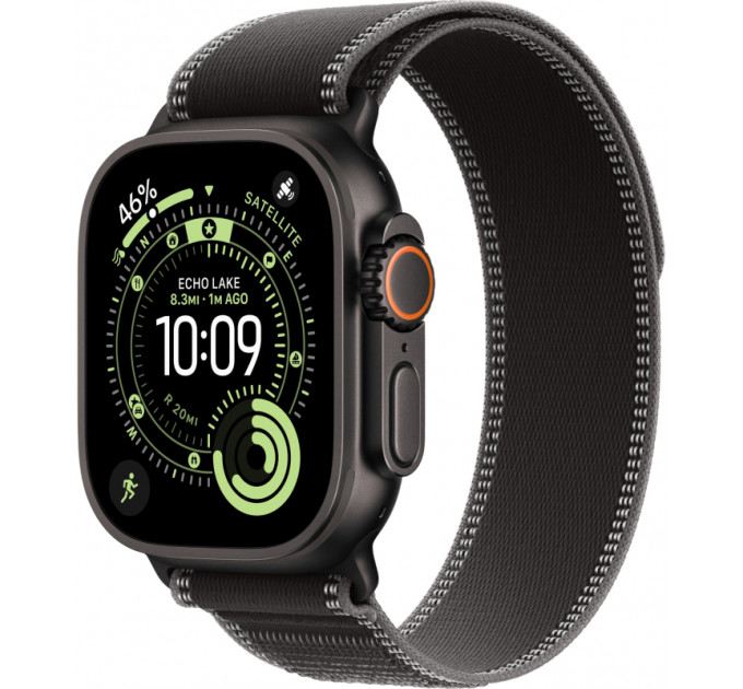 Умные часы Apple Watch Ultra 3 49mm GPS + Cellular Black Titanium Case Black Trail Loop