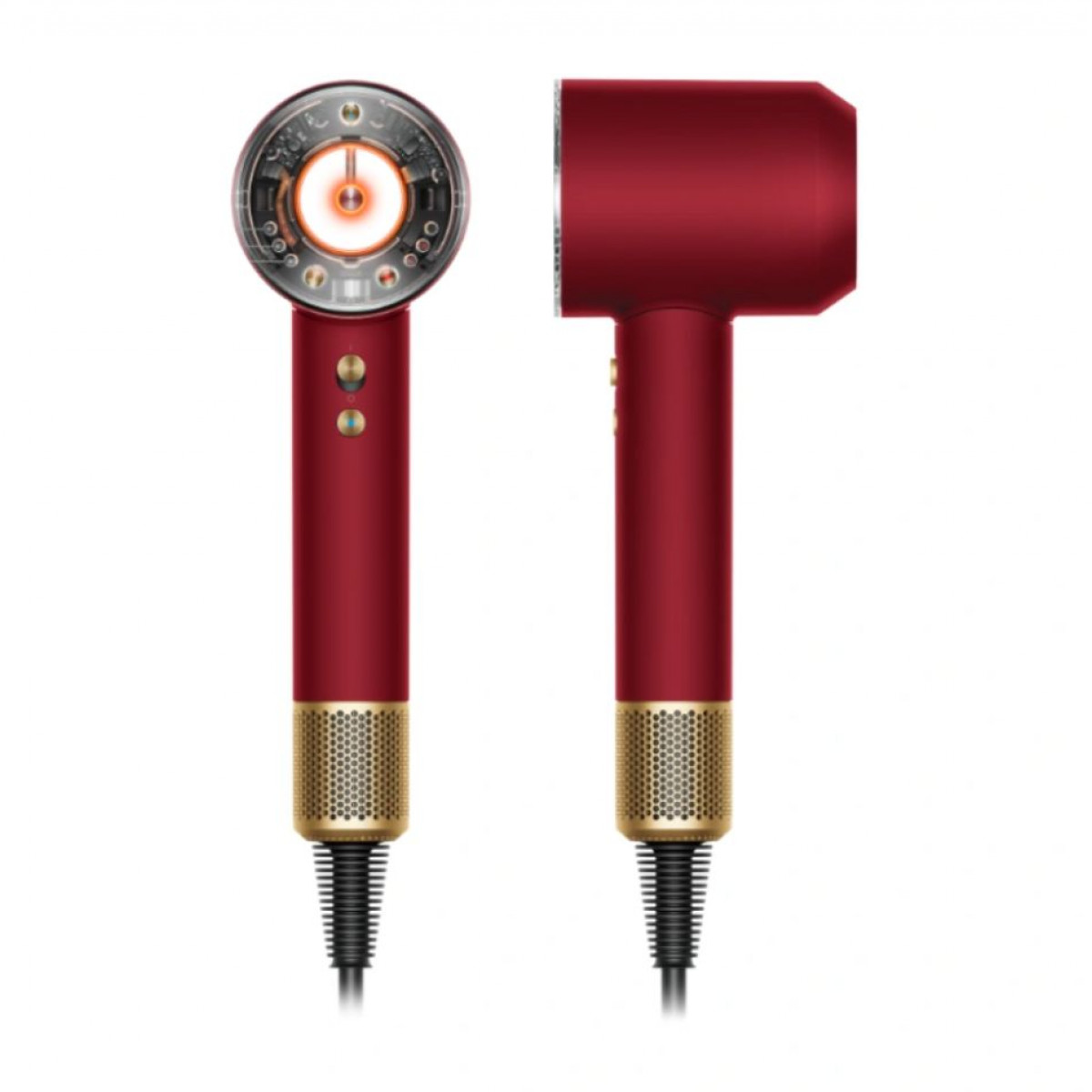 Фен Dyson Supersonic Nural HD16 красный, золотой (футляр)