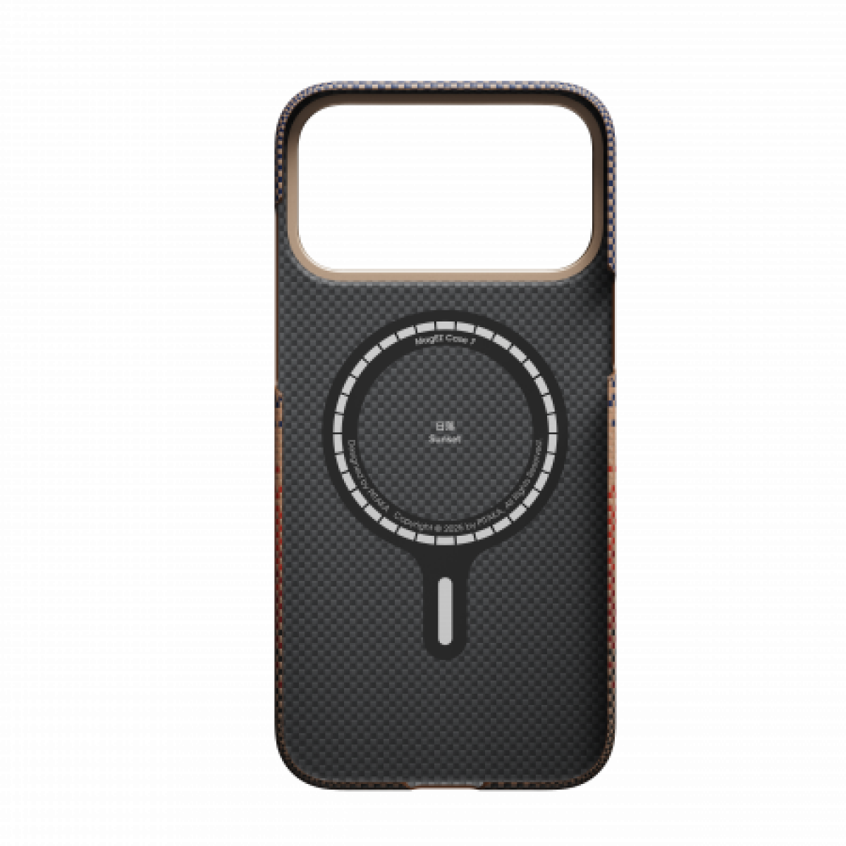 Чехол Pitaka Slim Case Sunset для iPhone 17 Pro Max, коричневый