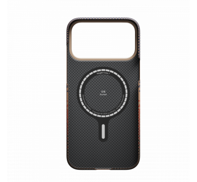 Чехол Pitaka Slim Case Sunset для iPhone 17 Pro Max, коричневый