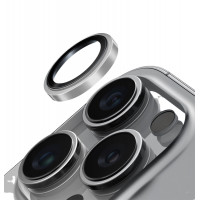 Защитное стекло для задней камеры iPhone 16 Pro Silver WIWU