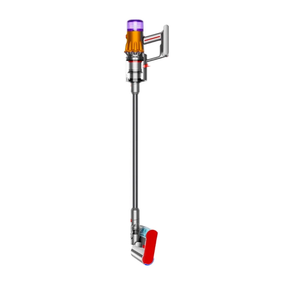 Беспроводной пылесос Dyson V12 Detect Slim Absolute никель, жёлтый (SV46)