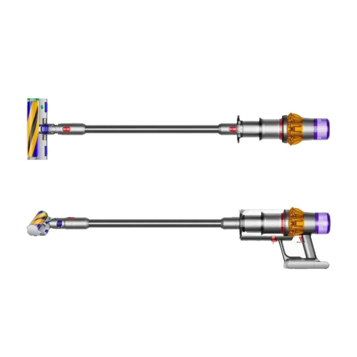 Беспроводной пылесос Dyson V15 Detect Absolute никель, жёлтый (SV47)