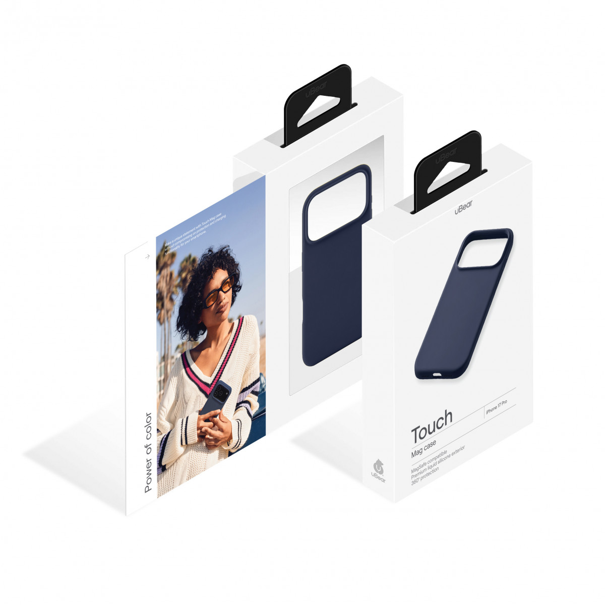 Чехол защитный uBear Touch Mag Case для iPhone 17 Pro Max, MagSafe силикон, софт-тач