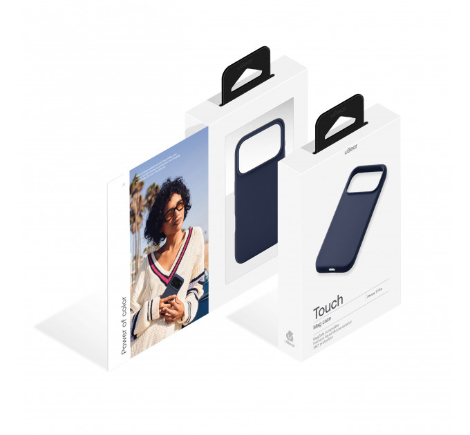 Чехол защитный uBear Touch Mag Case для iPhone 17 Pro Max, MagSafe силикон, софт-тач