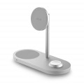 Беспроводное зарядное устройство uBear Stage Pro, 3-в-1, MagSafe совместимое