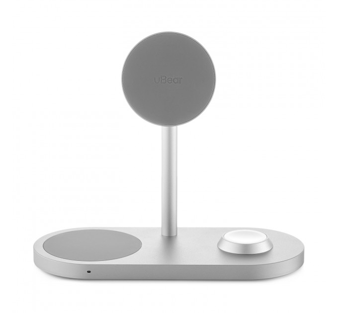 Беспроводное зарядное устройство uBear Stage Pro, 3-в-1, MagSafe совместимое