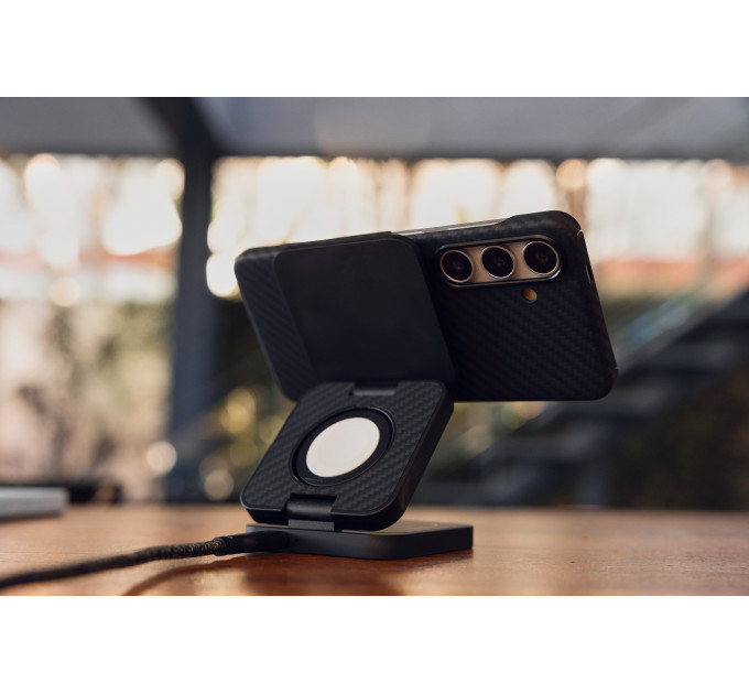 Беспроводное зарядное устройство с поддержкой MagSafe, uBear Balance, материал Кевлар