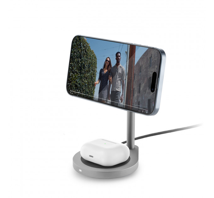 Беспроводное зарядное устройство uBear Stage, 2-в-1, MagSafe совместимое