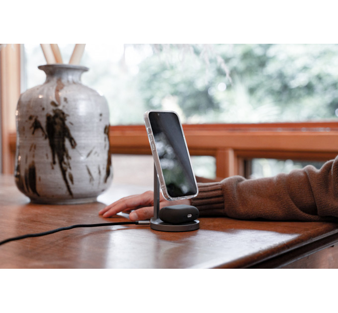 Беспроводное зарядное устройство uBear Stage, 2-в-1, MagSafe совместимое
