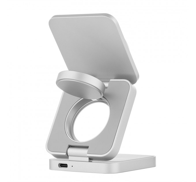 Беспроводное зарядное устройство uBear Balance Ultra, 3-в-1, с поддержкой MagSafe, Qi2